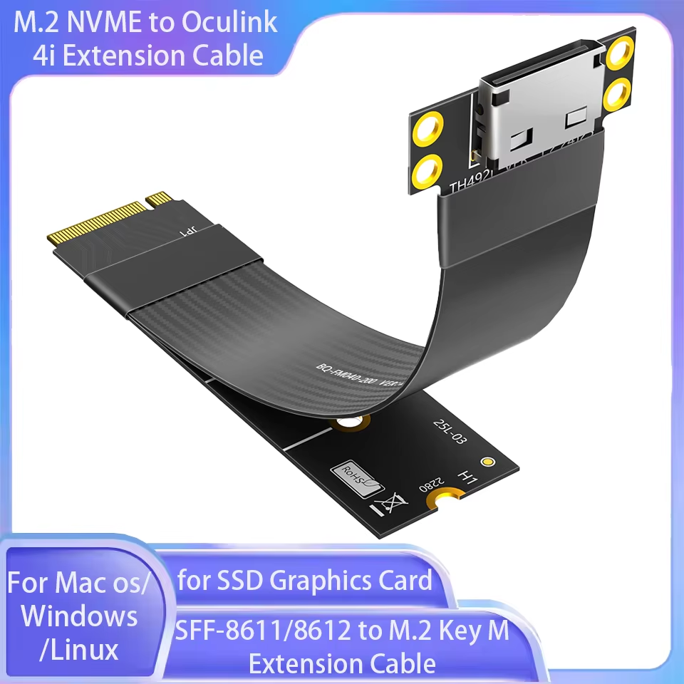 Oculink Egpu Mini Pc - كابل تمديد M.2 NVME إلى Oculink