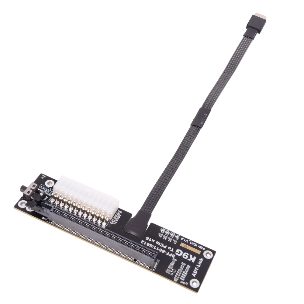 ADT-Link OCuLink GPU Dock PCIe - مراجعة Oculink Egpu Mini Pc وسعره