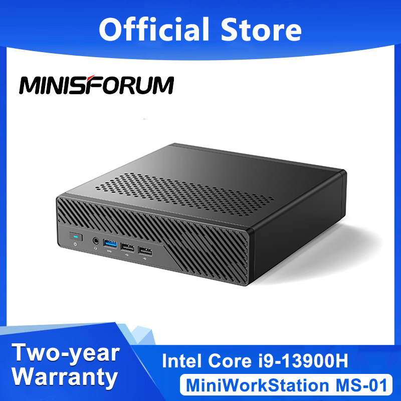 كمبيوتر صغير MINISFORUM MS-01  - مراجعة Intel Core I9 13900H Mini Pc وسعره