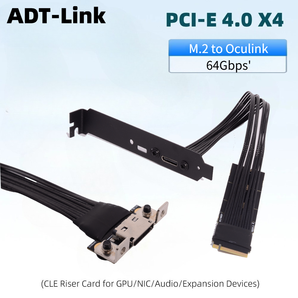 كابل تمديد محول PCIE 4.0 X4 M. - مراجعة Oculink Egpu Mini Pc وسعره